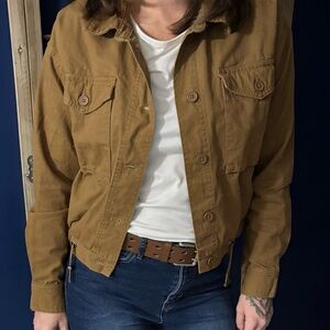 No Boundaries Brown Bomber Jacket